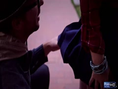 Horny slut babe fucking cum on hairy wet pussy