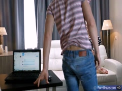 Licking Katarina's wet pussy and assfucking 