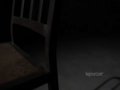 Beautiful girl's in dark room with toy