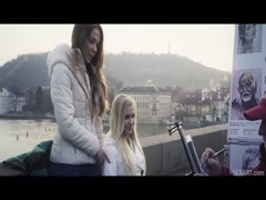 Sweetie babe's hottie beside her GF