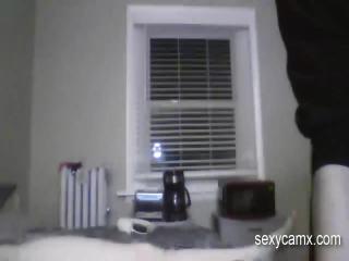 Busty amateur blonde babe gets facial after hard pounding